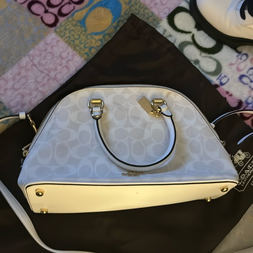 Coach purse white